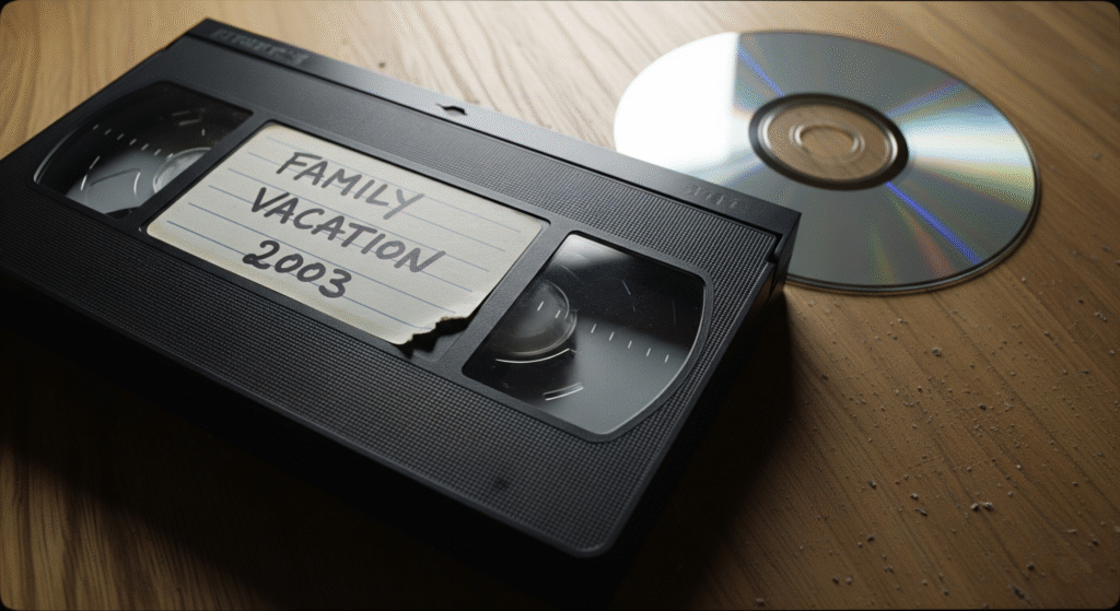 VHS and DVD